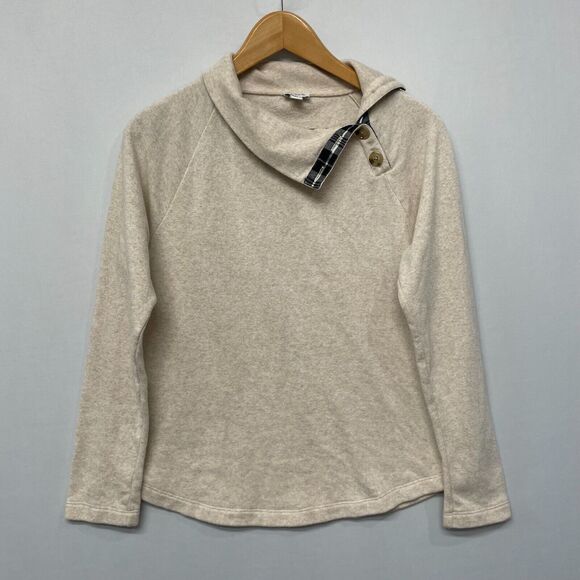 J Crew Women Long Sleeve Sweater Top Size Small Cotton Blend B328 -3 - Picture 9 of 15